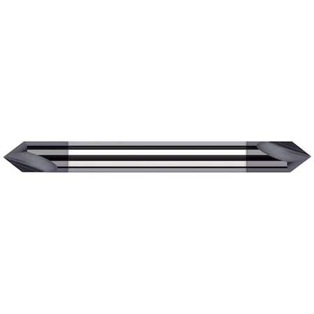 Harvey Tool 0.1250'', 1/8 Shank DIA x 60 Deg included DE - 2 FL - AlTiN Coated 713708-C3